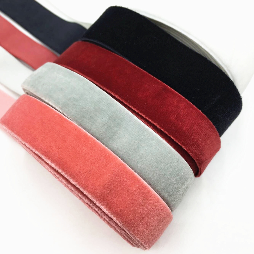 Velvet Ribbon Roll - 15 мм 5 ярдов бархатная резинка