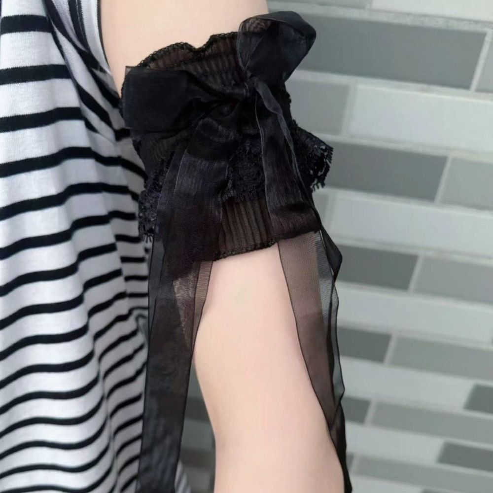 Lace Ribbon Trim - Модные кружевные рукава-накладки в стиле Лолита