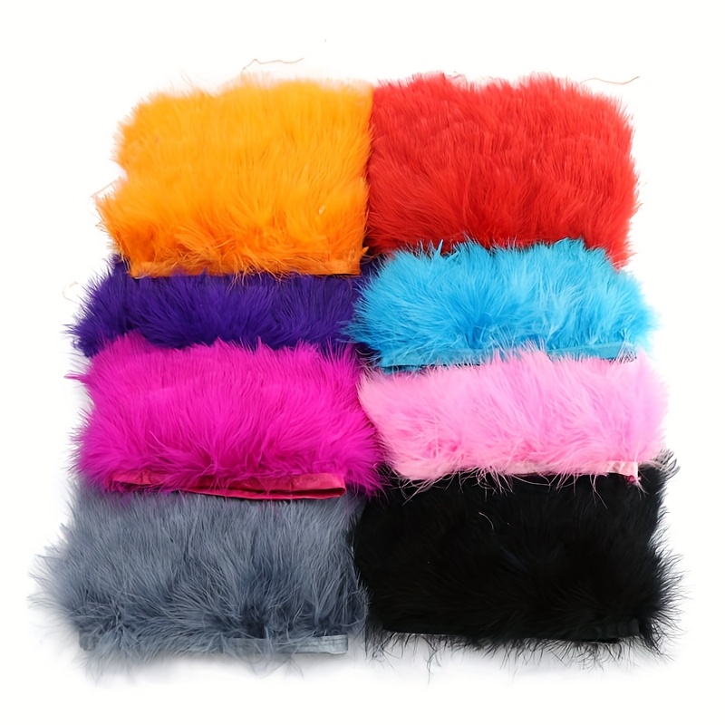 Feather Trim Marabou - Пушистая лента с бахромой из перьев