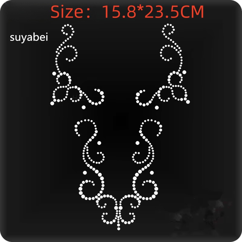 Hotfix Rhinestone Sheet - 2 шт./лот, термоклеевые аппликации из страз