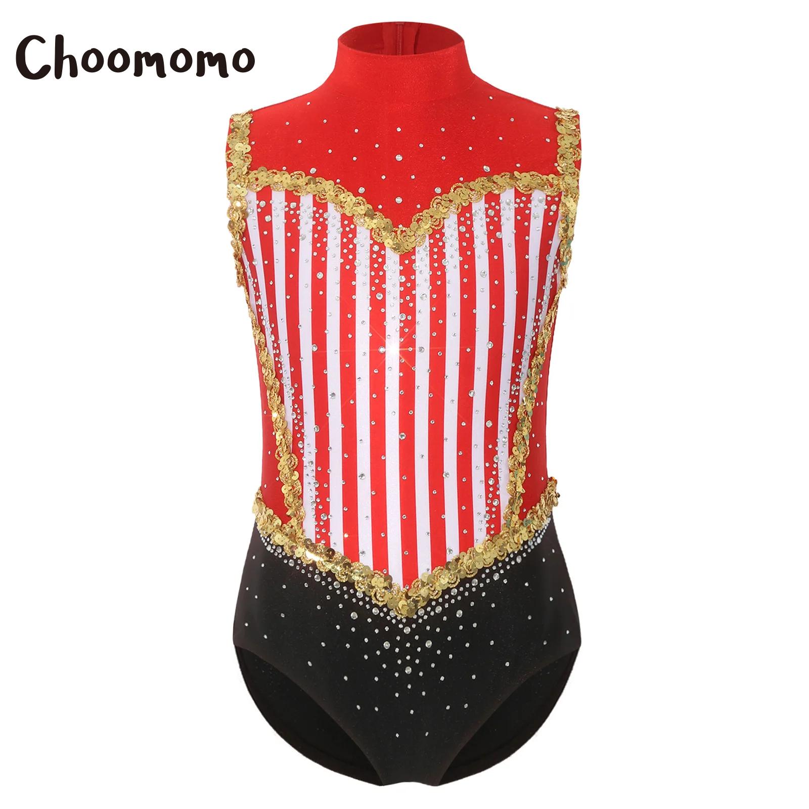 Rhinestone Banding Trim - Детский гимнастический купальник для девочек с