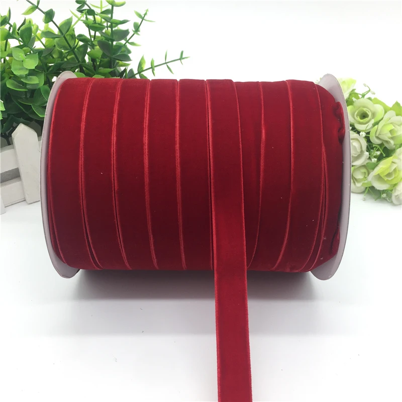 Velvet Ribbon Roll - Бархатная лента 5 ярдов, 5/8 дюйма