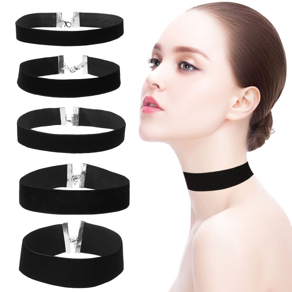 Velvet Ribbon Roll - 1 шт. классический винтажный Бархатный чокер