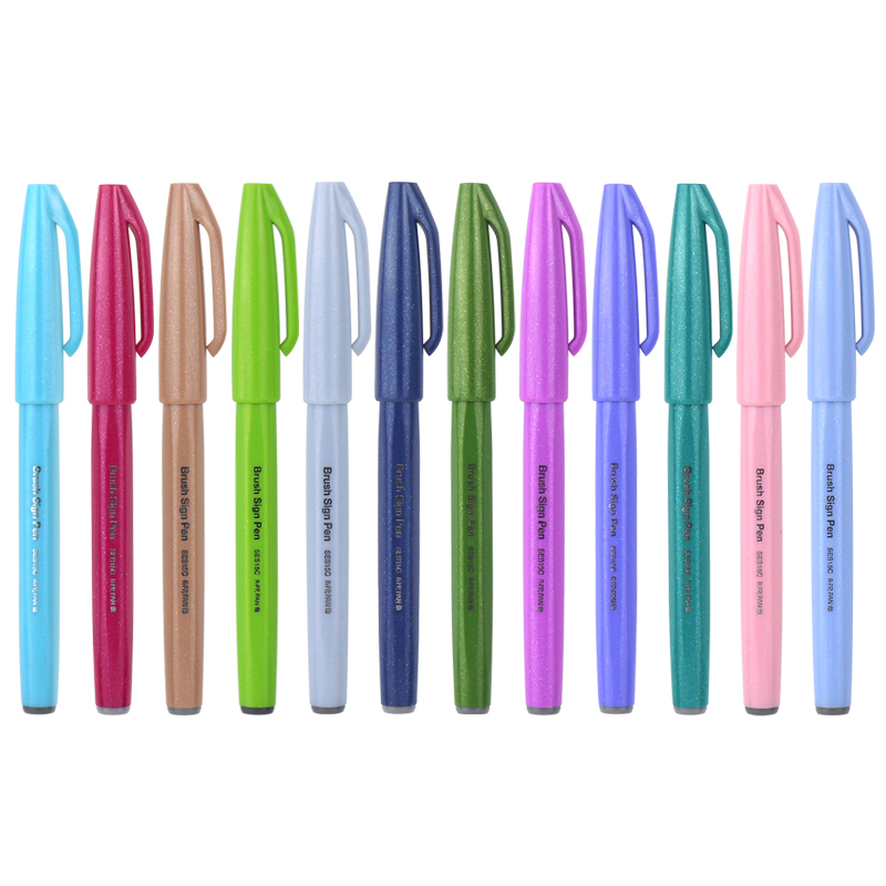 Pentel Pen Sign Pen - 12/24 шт. японская сенсорная ручка Pentel