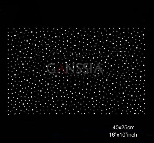 Hotfix Rhinestone Sheet - Стразы горячей фиксации со стильными звездами,
