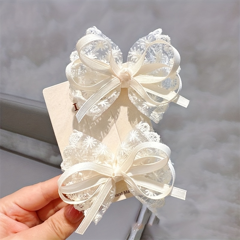 2 шт., элегантные заколки для  – обзор и цена Lace Ribbon Trim