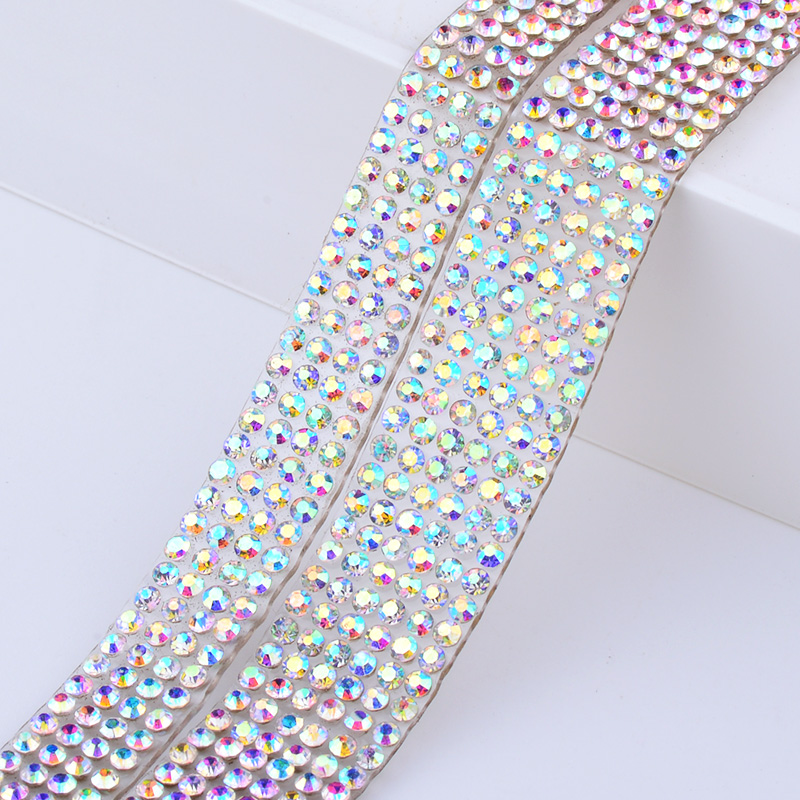 JUNAO 5 ярдов, кристалл AB Стр – обзор и цена Crystal Mesh Fabric