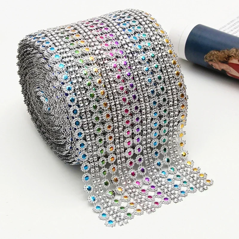1 ярд, 16 рядов, кристальная А – обзор и цена Hotfix Rhinestone Sheet