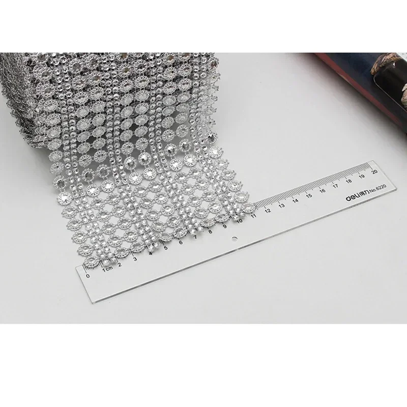 1 ярд, 16 рядов, кристальная А – обзор и цена Hotfix Rhinestone Sheet