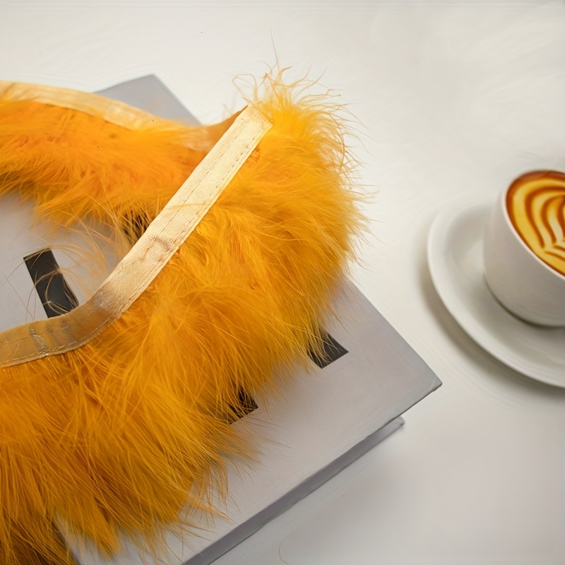 Пушистая лента с бахромой из п – обзор и цена Feather Trim Marabou