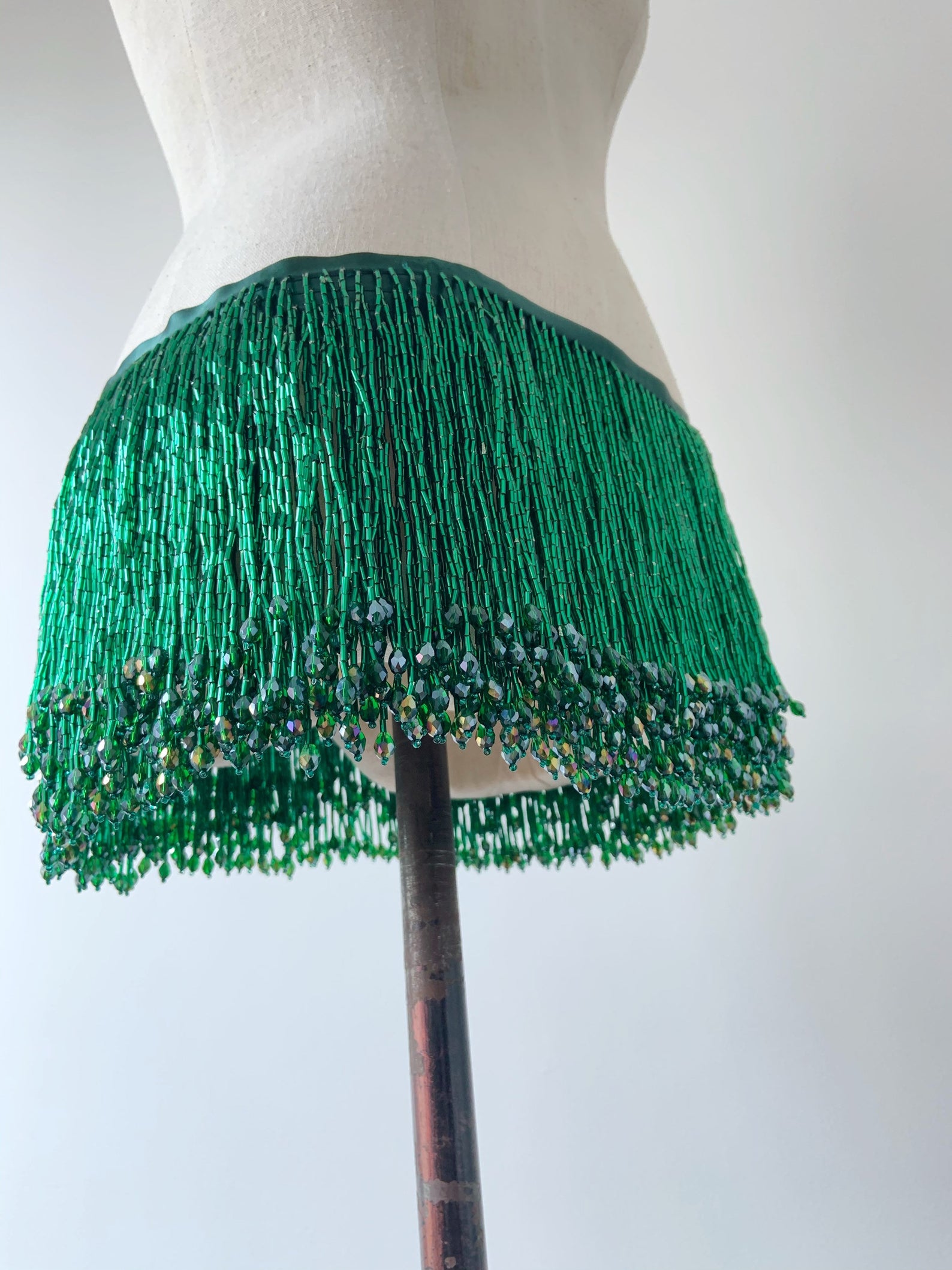 1 ярд Зеленые Бусины бахрома к – обзор и цена Beaded Trim Fringe