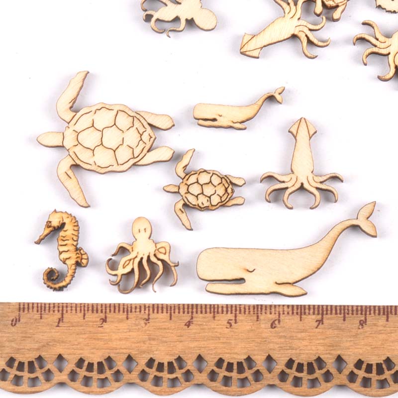 20 шт. 25-40 мм Морская Черепа – обзор и цена Craft Embellishments