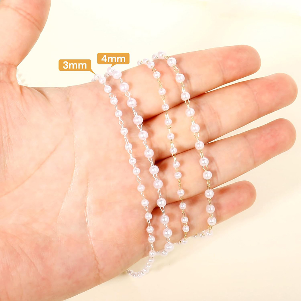 20-метровая цепочка из искусст – обзор и цена Pearl Trim Chain