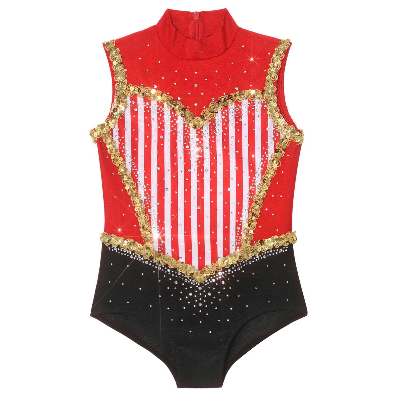 Детский гимнастический купальн – обзор и цена Rhinestone Banding Trim