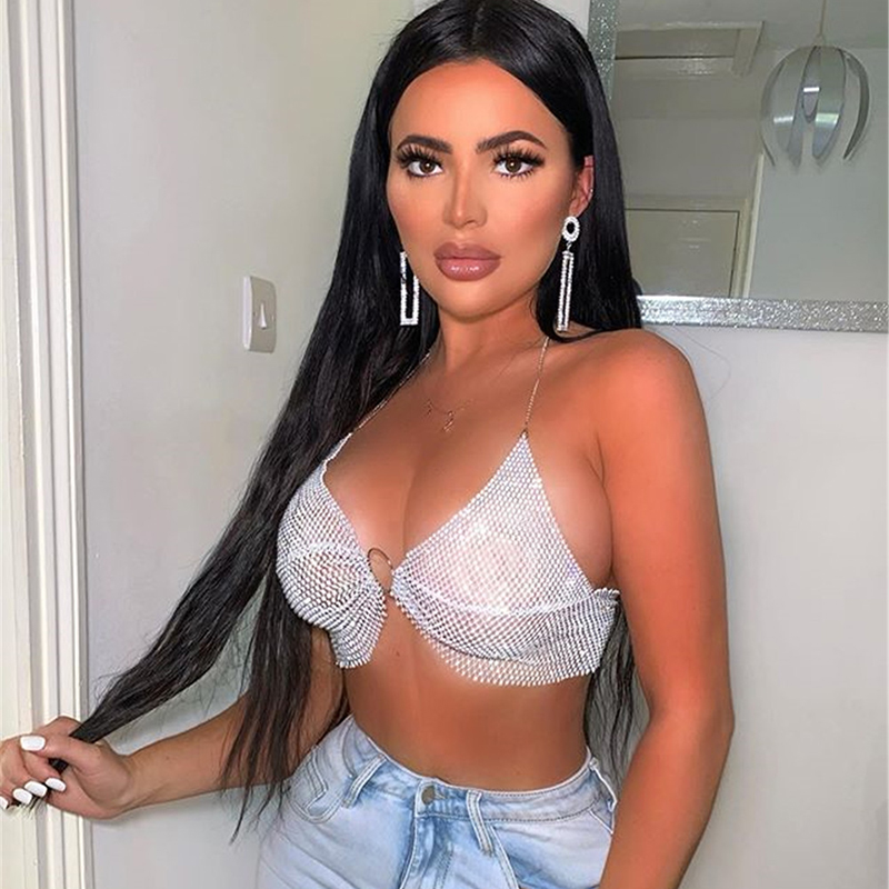 Женские сексуальные укороченны – обзор и цена Crystal Mesh Fabric