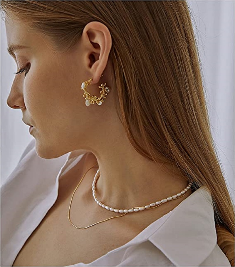 Жемчужное ожерелье 5-7 мм, ова – обзор и цена Pearl Trim Chain
