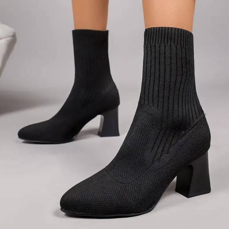 Модные женские вязаные ботильо – обзор и цена Embellish Knit