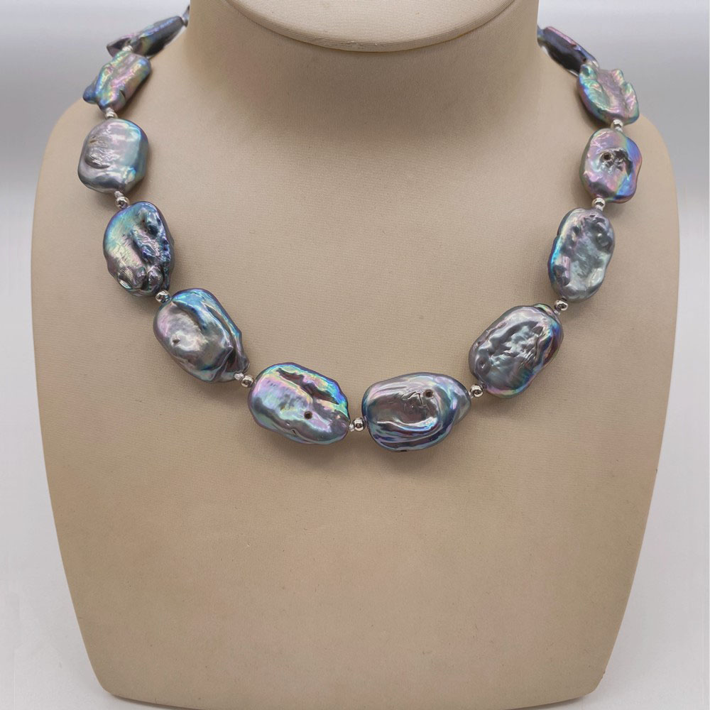 Ожерелье из натурального пресн – обзор и цена Pearl Trim Chain