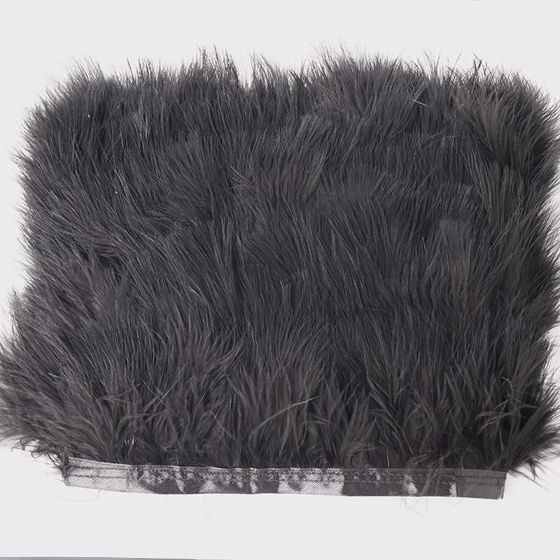 Черно-белая отделка из перьев  – обзор и цена Feather Trim Marabou