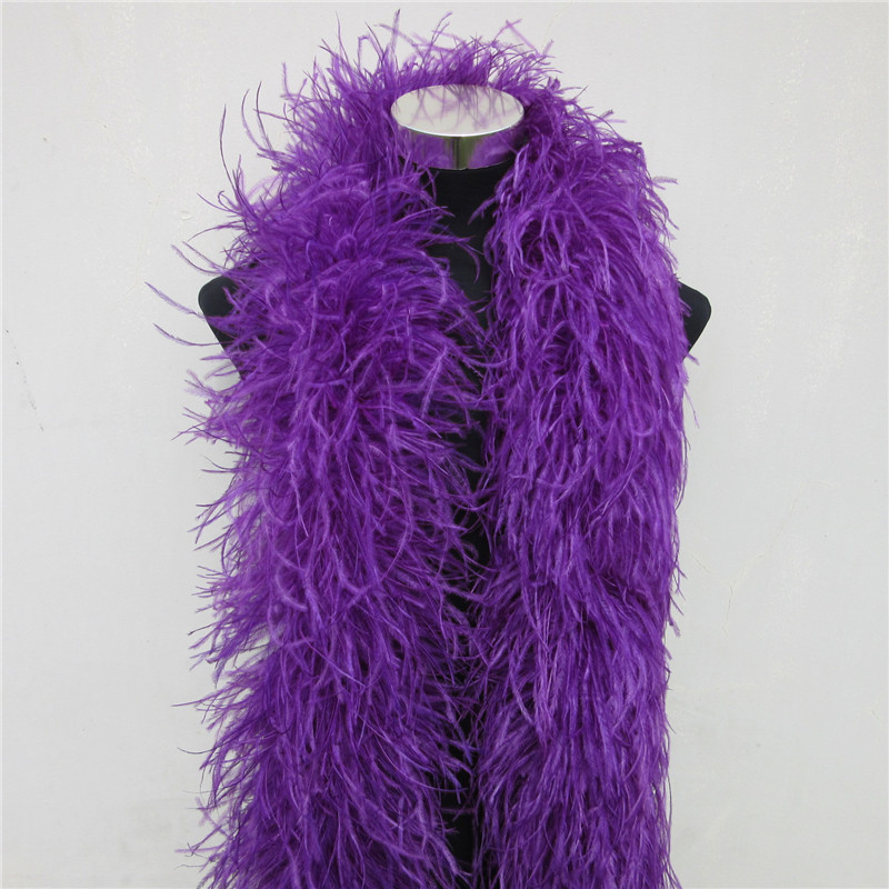 2 метра, 6-слойные белые натур – обзор и цена Feather Trim Marabou