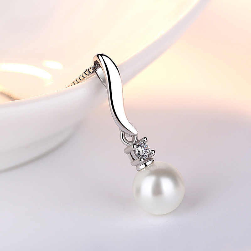 Ожерелье женское из серебра 92 – обзор и цена Pearl Trim Chain