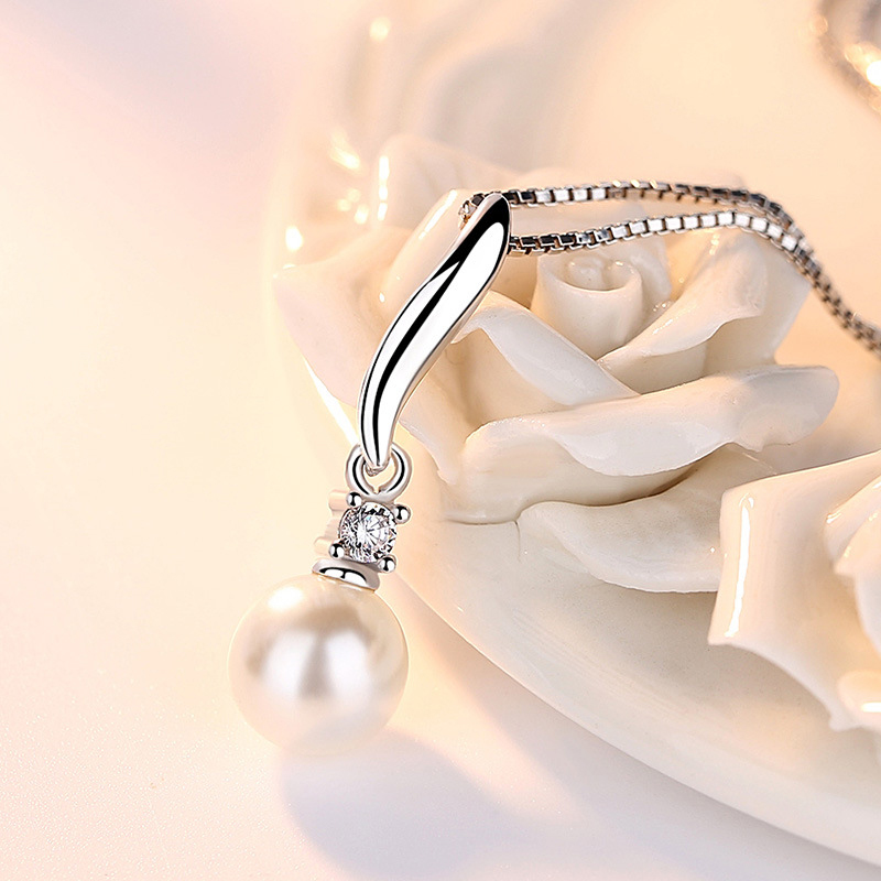 Ожерелье женское из серебра 92 – обзор и цена Pearl Trim Chain