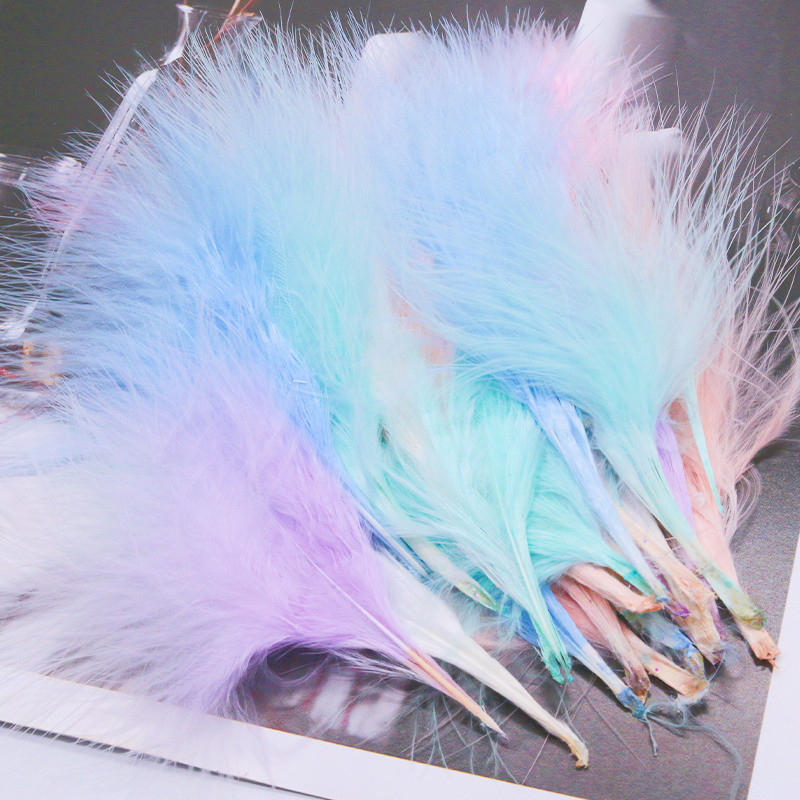 8-12 см цветной плюшевый натур – обзор и цена Feather Trim Marabou