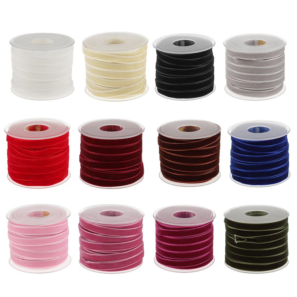 Рулон бархатной ленты 10 мм, б – обзор и цена Velvet Ribbon Roll