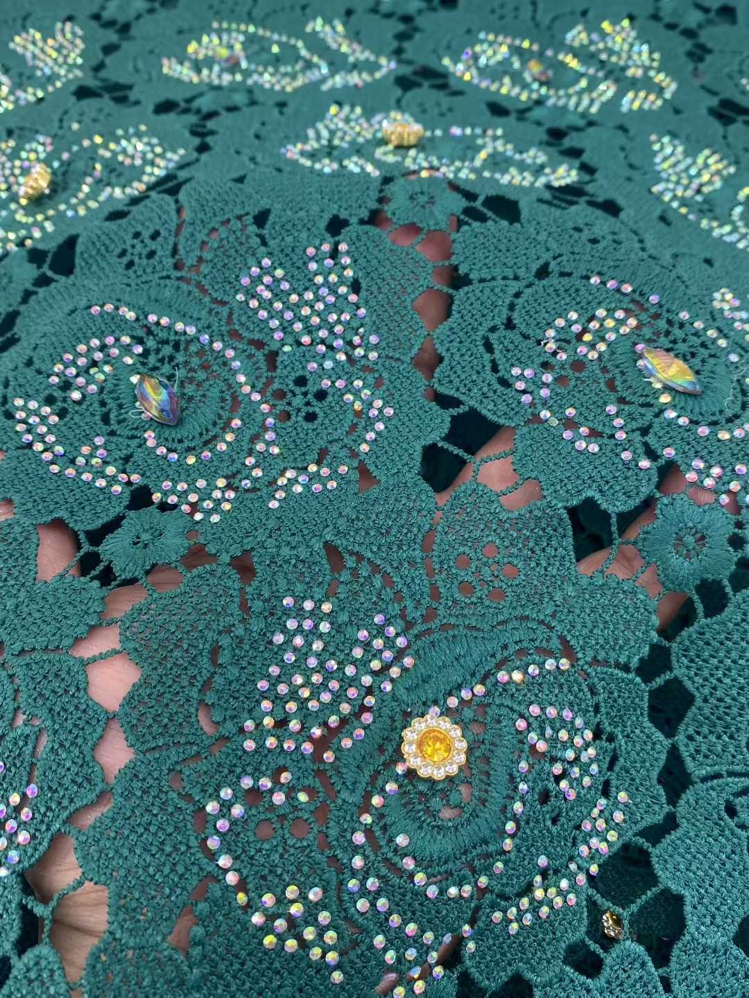 Новейший шнур, гипюровая круже – обзор и цена Crystal Mesh Fabric